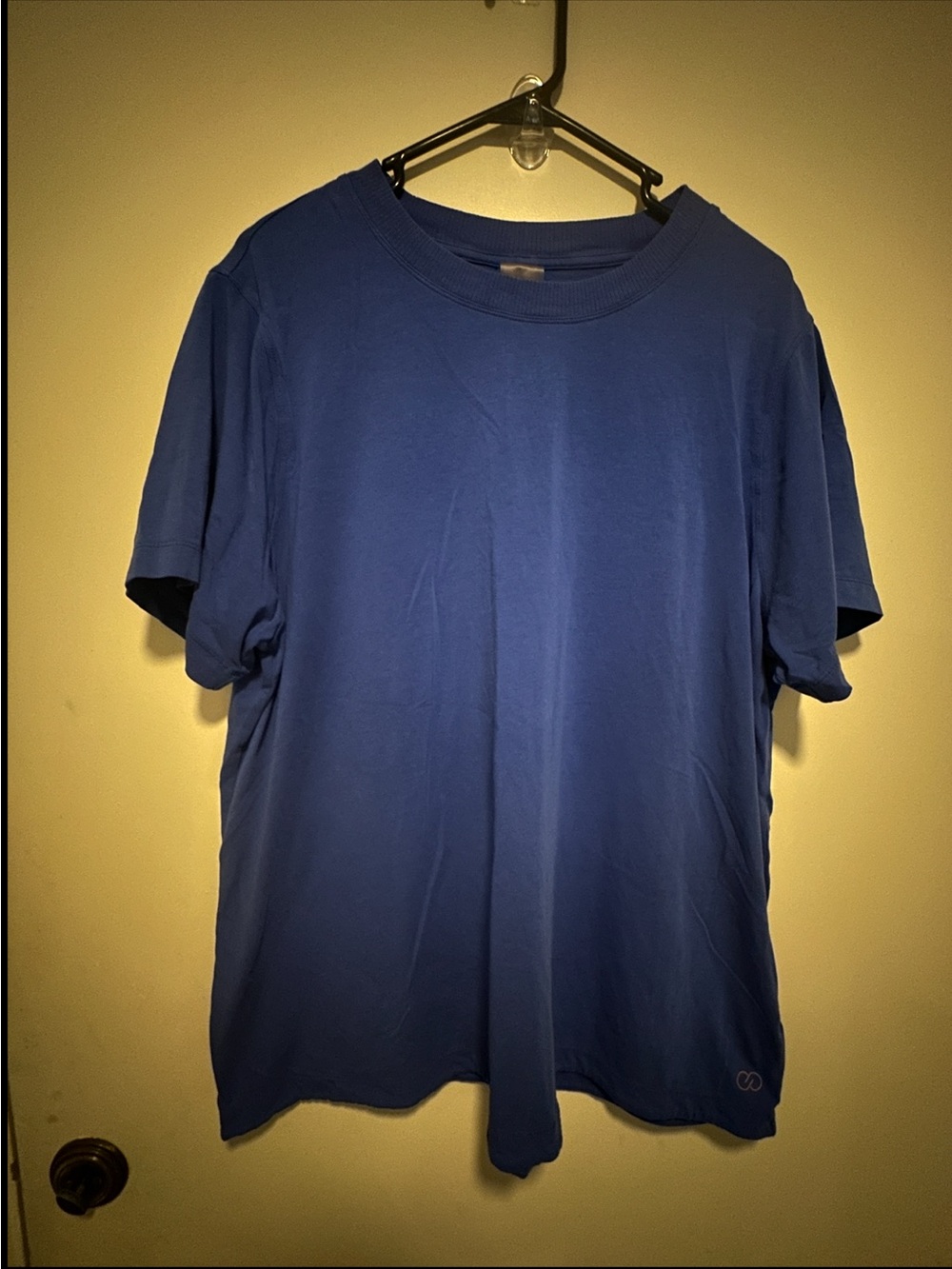 Premium Men's Royal Blue Crew Neck Short Sleeve Tee